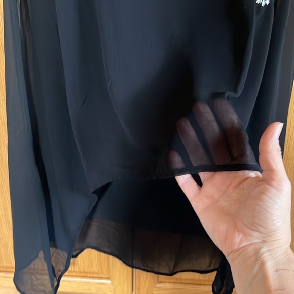 Desigual Dress black with sheer overlay - Picture 5 of 10